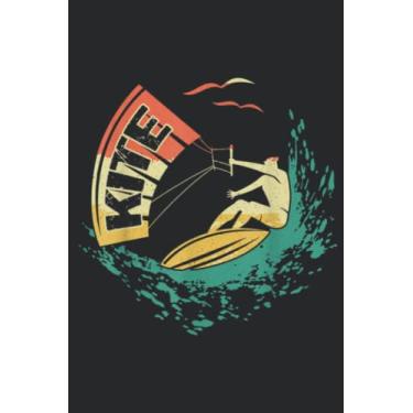 Imagem de Kiteboarding Kiting Kite Surfing Kitesurf Ocean Surfer Gift Good: Lined Journal Notebook To Do Schedule, Medium 6x9 Inches, 100 Pages, Printed Cover