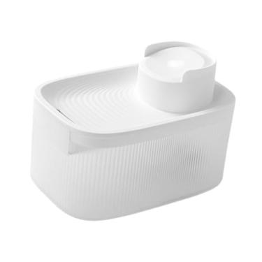 Imagem de Bothyi Bebedouro para gatos, tigela de água, fácil limpeza, resistente, baixo ruído, bebedouro automático para cães pequenos, Branco