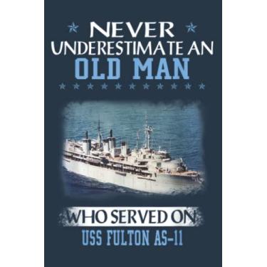 Imagem de USS Fulton AS-11 Veterans Day Father Day: Study Notebook, 6 x 9 inches, 120 pages
