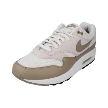 Imagem de Nike Tênis masculino Air Max 1 Essential (FZ5808-001, branco/platina pura/preto/ouro universitário) tamanho 40