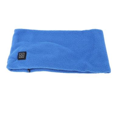Imagem de Lenço de Aquecimento Elétrico, Alimentado por Usb, Feminino, Masculino, Almofada de Aquecimento de Pescoço, Cachecol Aquecido para Inverno, Ciclismo Ao Ar Livre (Azul)