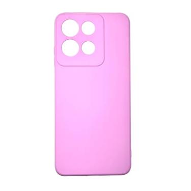 Imagem de Capa Capinha Compativel com Moto G15 Silicone Macia Aveludada Forro Interno Luxo Rosa Bebe