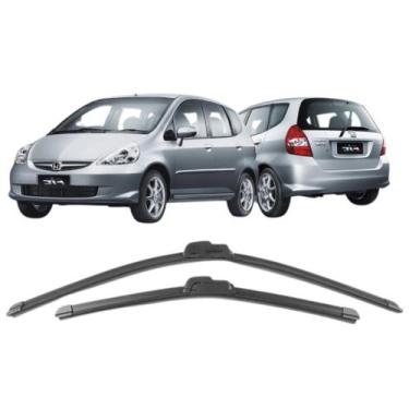 Imagem de Par Palhetas HONDA FIT 2003 2004 2005 2006 2007 2008 Limpador De Parab