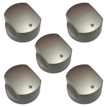 Imagem de Kit 5 Botão Manípulo Cooktop Brastemp BDK75 BDK90 BDK60