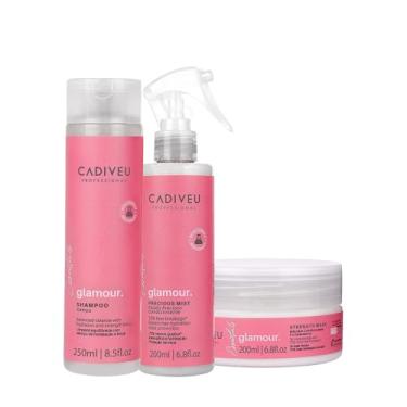 Imagem de Kit Cadiveu Profissional Essentials Glamour Fluído Shampoo e Máscara (3 produtos)