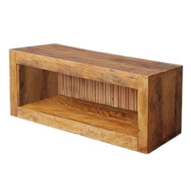 Imagem de Rack Barcelona 1,6 M em Madeira Demolição Natural - Móveis Brasil