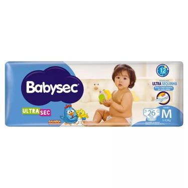 Imagem de Fralda Galinha Pintadinha Babysec Jumbo M com - 26 unidades