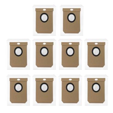 Imagem de Pacote de 10 sacos de pó de reposição para aspirador robô eufy Clean L50/L60