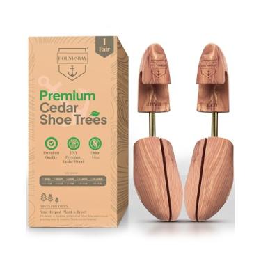 Imagem de Forma de sapato de cedro HOUNDSBAY Formas de sapatos para homens e mulheres, tênis, alargador e modelador, Natural, Medium / 8 - 9.5 US