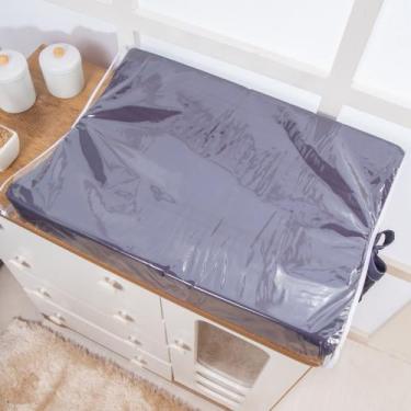 Imagem de Trocador Anatômico Plastificado Basic Menino e Menina para Bebê - Migu