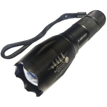Imagem de Lanterna Resistente Tática 3 modos Zoom 2000x Super LED Com Carregador Veicular