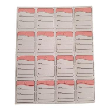 Imagem de 2000 Etiquetas Tag 30x38 Para Precificação de Roupas e Acessórios  - S