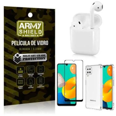 Imagem de Fone Bluetooth LY-122 + Capinha + Película 3D - Armyshield
