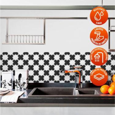 Imagem de Revestimento Quadriculado Estilo Mármore 250 - Inove Papéis de Parede