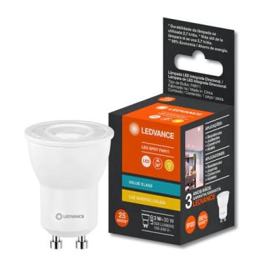 Imagem de Lampada Led Dicroica Par11 3W 300Lm 36 Bivolt Gu10 Ledvance, 127/220V,