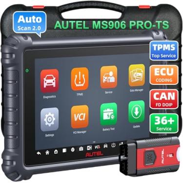 Imagem de Autel MaxiSYS MS906S Atualizado MS906 MS906BT Advanced MX808 Leitor de códigos de scanner OBD2 Ferramenta de diagnóstico automático de controle bidirecional Codificação ECU 31 Serviços de redefinição com testador de bateria e ferramenta TPMS
