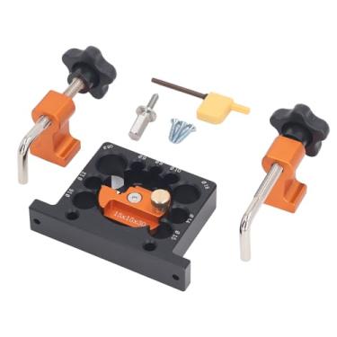 Imagem de Kit de Gabarito para Fabricante de Cavilhas 8-20 Mm Ajustável, Liga de Alumínio, Broca Elétrica, Ferramenta Auxiliar de Haste Redonda, Lâmina de Carboneto Indexável para Hastes