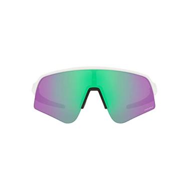 Imagem de Oakley Oo9465 Sutro Lite Sweep Óculos de sol retangulares masculinos, Branco fosco/Prizm Road Jade, 39 mm