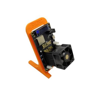 Imagem de 2025 new bitaxe gama 601 bitcoin miner solo mineiro 1.2th/s 18w bm1370 do antminer s21 pro asic mineiro bitcoin mineiro btc mineiro criptografia with PSU color orange