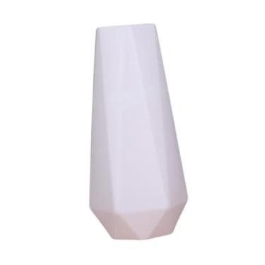 Imagem de Ｂｅｓｇａ Vaso hidropônico para arranjo de flores, vaso decorativo portátil para plantas, recipiente de flores para estante, escritório, sala de estar, Branco