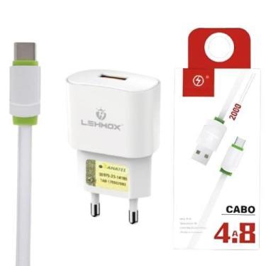 Imagem de Kit Carregador 2 METROS Compatível com Samsung Galaxy A14 / Cabo Usb C
