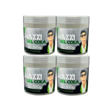 Imagem de 4UN Gel P/ Cabelo Maxi Stil Cola Extrema Fixaçao 500g - STILL LIFE