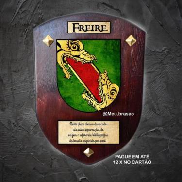 Imagem de Brasão da família Freire ( feito na madeira ) - @meu.brasao