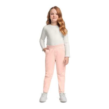 Imagem de Calça em Sarja para Menina Quimby, Rosa, 8