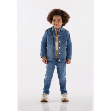 Imagem de Jaqueta Infantil em Jeans com Elastano Up Baby, 6