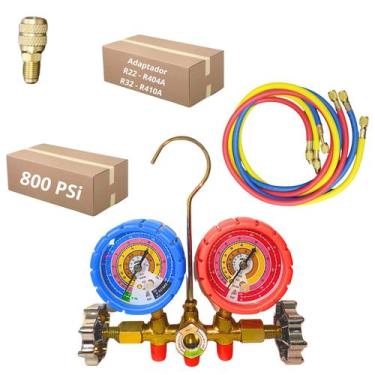 Imagem de Manifold Importado Alta Precisão até 800PSI R22 R410A R32 - VM