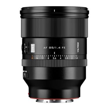 Imagem de VILTROX AF 85 mm F1.4 Pro FE lente de foco automático de quadro completo para câmeras Sony E Mount, lente de montagem AF 85/1.4 FE compatível com Sony A7R IV III II, A7 III, A7C, A9, A1, FX3, FX30