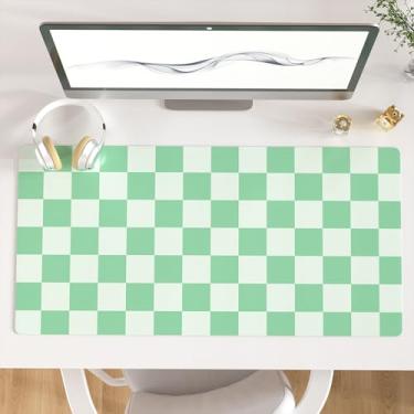 Imagem de Colorful Star Tapete de mouse grande, tapete de mesa impermeável de couro PU, mouse pad para jogos de computador, 2GG, tapete de mesa antiderrapante para escola, escritório, casa, 80 x 39,9 cm
