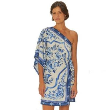 Imagem de Vestido Farm Rio Ombro Só Estampado Jardim De P-Feminino