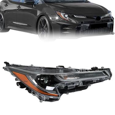 Imagem de Thomletha Substituição para Toyota Corolla L LE 2023 projetor de montagem de farol lado direito direito
