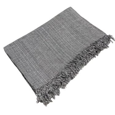 Imagem de Kit com 2 Mantas para Sofá Luxo Gigante 1,20x2,10m - Capa Protetora e Decorativa(Marrom Mesclado)