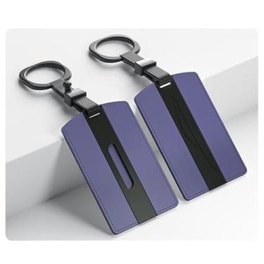 Imagem de Acessórios de porta-cartão de chave de carro para Su7 capa protetora de cartão de carro kit de carroceria parte externa (roxo)