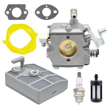 Imagem de NIMTEK Carburador 031AV com filtro de ar vela de ignição para motosserras Walbro WA-2-1 Paramount PLT2145 Stihl 031 AV 031AV 030 1113-120-0602