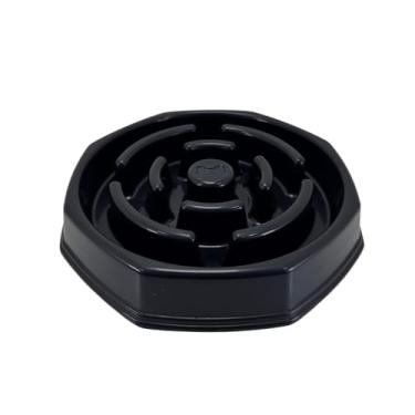 Imagem de Comedouro Cães Educativo Lento Coma Devagar Interativo Labirinto(Preto-G)