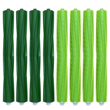 Imagem de Conjunto de 4 escovas de borracha multisuperfície, peças de reposição adequadas para aspirador de pó iRobot Roomba s9 (9150) s9+ s9 Plus (9550) s Series