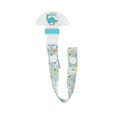 Imagem de Prendedor de Chupeta Bebê Azul Tamanho PP Universal Little Dino BabyGo