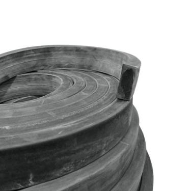 Imagem de Borracha Perfil Esponjoso Vedação 50x20mm Macio - 10 Metros Borrachas 