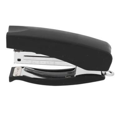 Imagem de Desktop Grampeador Heavy Duty 20 Folha Capacidade Dual Mode Punho Ergonômico Escritório Material Escolar Metal Plástico Construção (Preto)