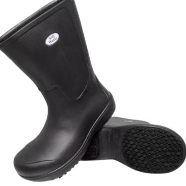 Imagem de Bota EVA cano longo Sem Biqueira BB87 Antiderrapante Preta Soft Works CA 42632