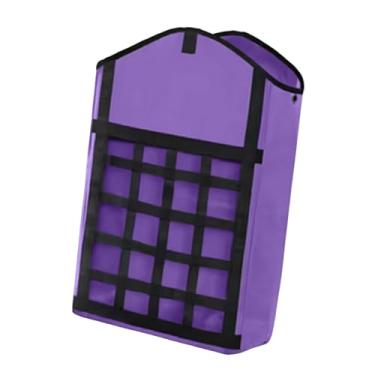 Imagem de UGPLM Saco para Fardos de Feno com Gancho, Tecido Oxford, para Cavalos E Gado, Roxo