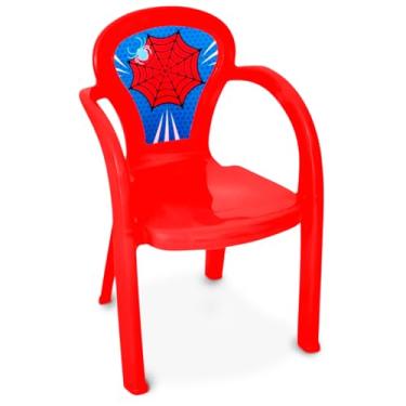 Imagem de Cadeira Monobloco com Braços Infantil Estampada (Teia)