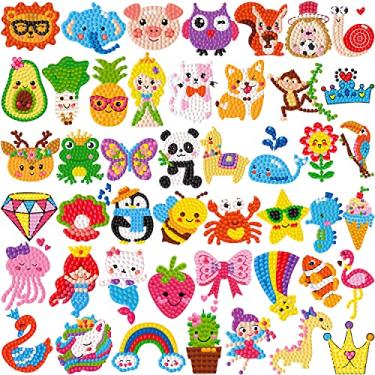 Imagem de Labeol Kits de arte de diamante para crianças, meninos e meninas de 6 a 8 a 10 a 12 anos, fácil de fazer você mesmo, arte criativa de diamante, kits de artesanato por números para crianças e adultos