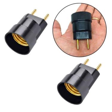 Imagem de Bocal Soquete Porta Lampada Borne Embutido Base E27 02 Un