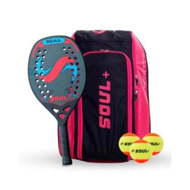 Imagem de raqueteira + raquete para beach tênnis