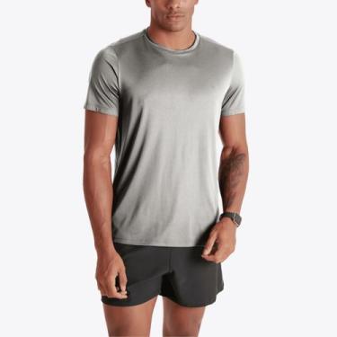 Imagem de Camiseta Lupo Masculina Poliamida Básica 77053-004, Cinza, G