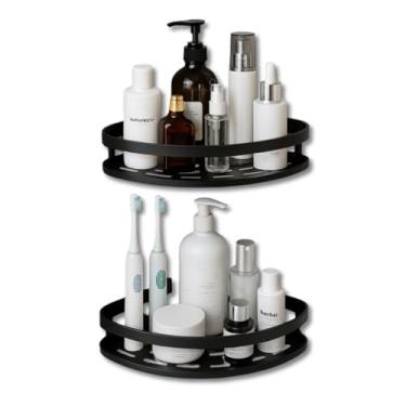 Imagem de Kit 2 Prateleiras de Canto em L Multiuso Para Banheiro Cozinha Lavanderia com Parafusos de Instalação